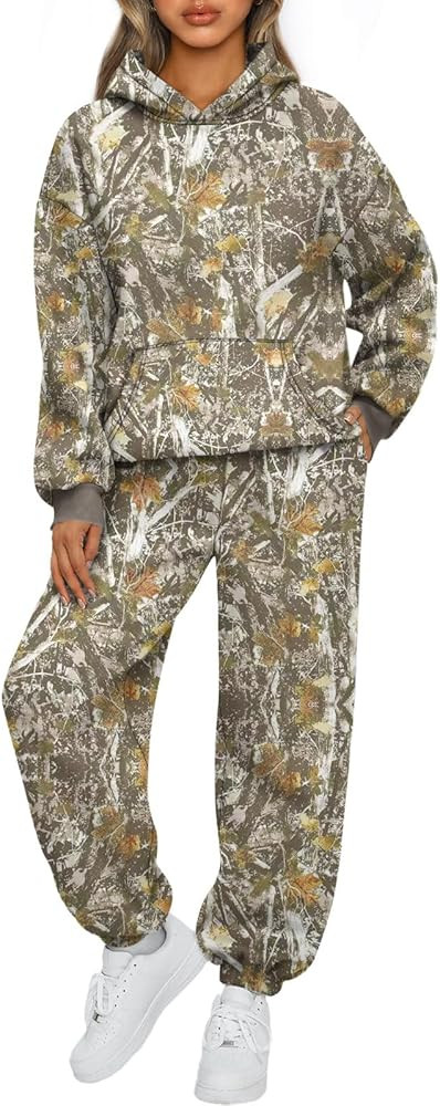 AUTOMET Womens 2 Piece Outfits Sweatsuit Sets, Oversized | Amazon (US)