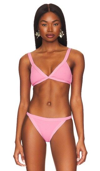 Farrah Bikini Top in Guava | Revolve Clothing (Global)