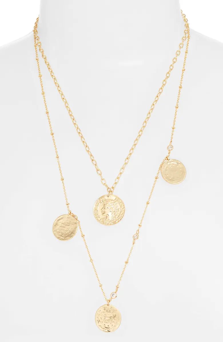 Set of 2 Coin Pendant Necklaces | Nordstrom