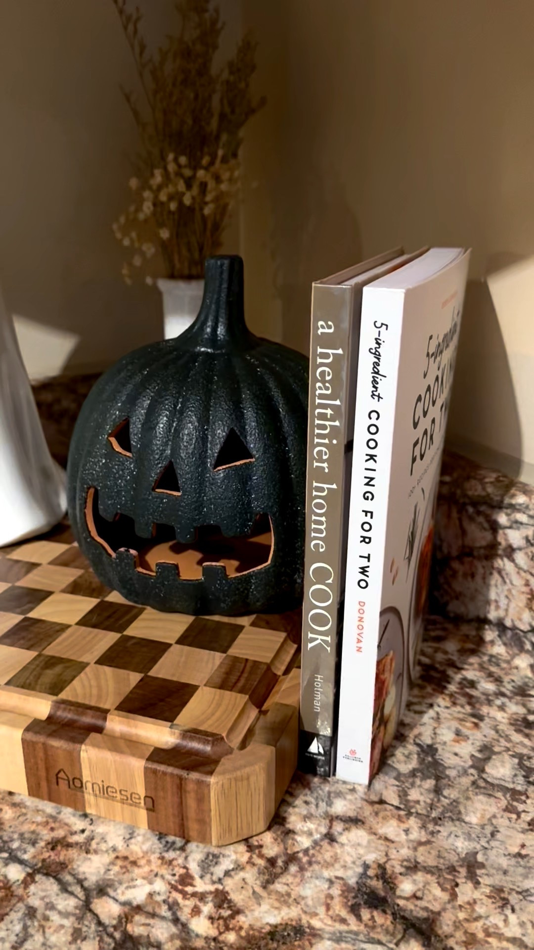 Spooky corner 👻

Ghost - Ross 
Canisters & Pumpkin - Homegoods 

#LTKHalloween #LTKHome #LTKSeasonal