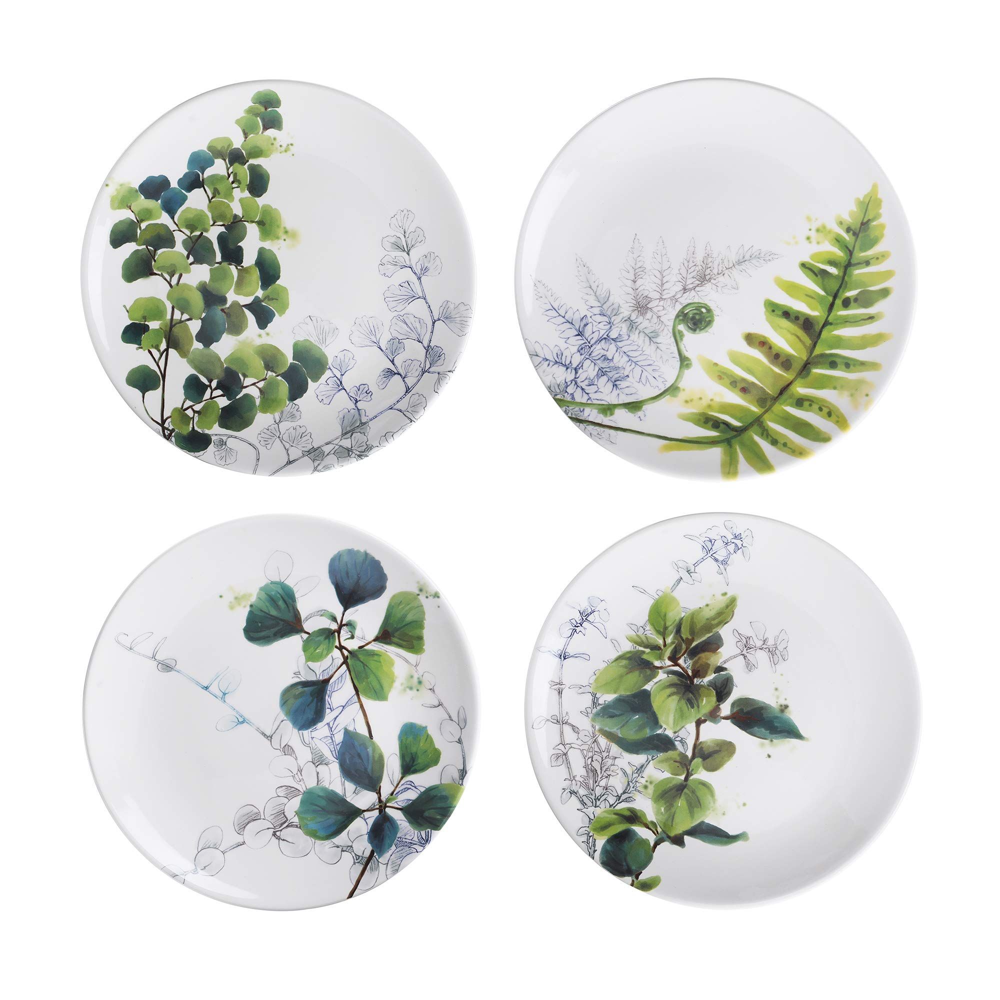 Fern & Grass Ceramic Salad Plates Set Of 4 | Amazon (US)