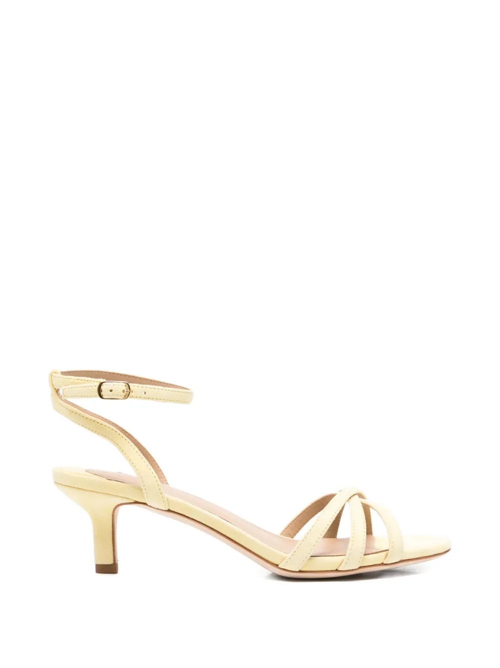 Lauren Ralph Lauren Sandali Kendyl In Pelle Scamosciata Con Design a Incrocio | Giallo | FARFETCH... | Farfetch Global
