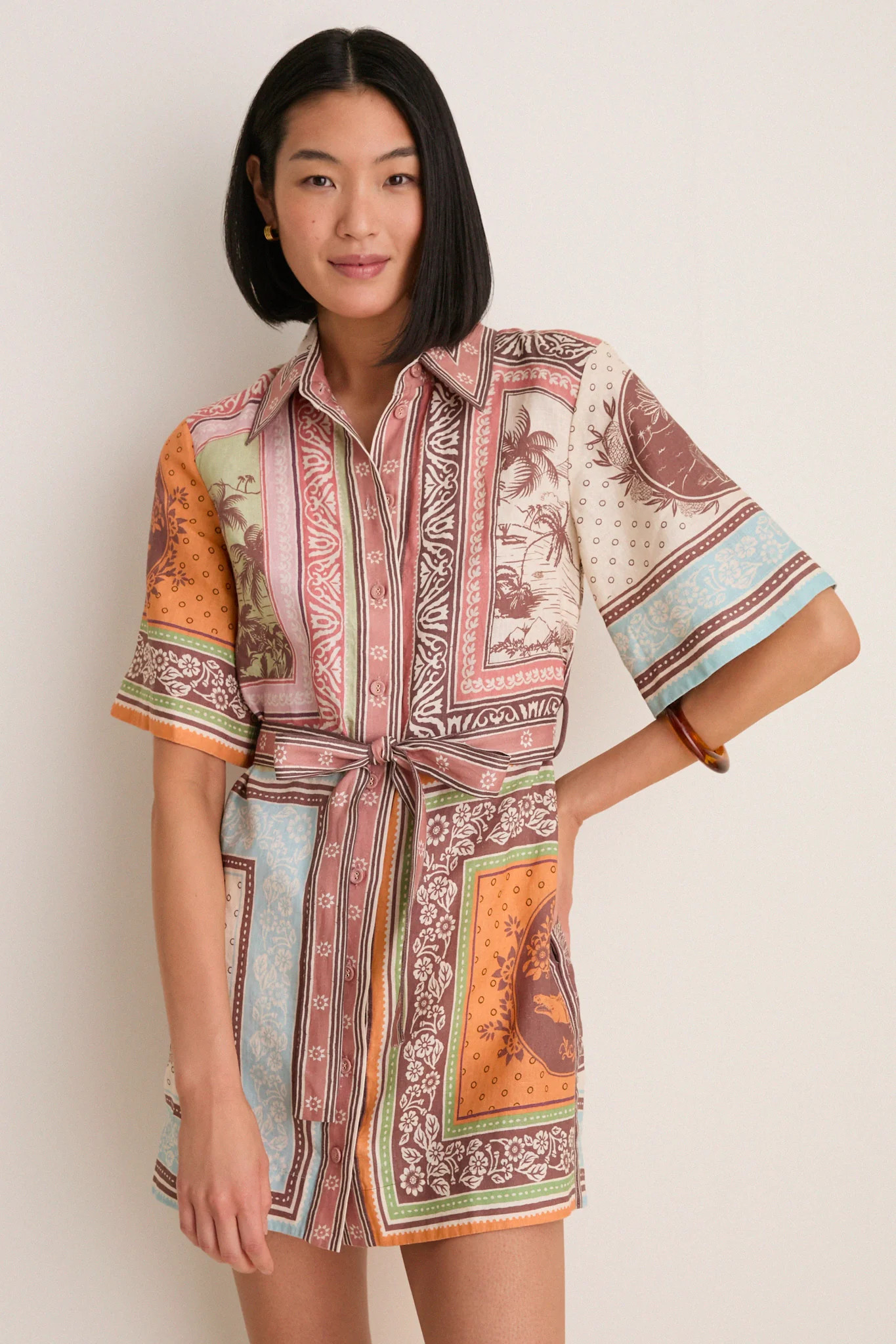 Multi Alberta Mini Dress | Tuckernuck (US)