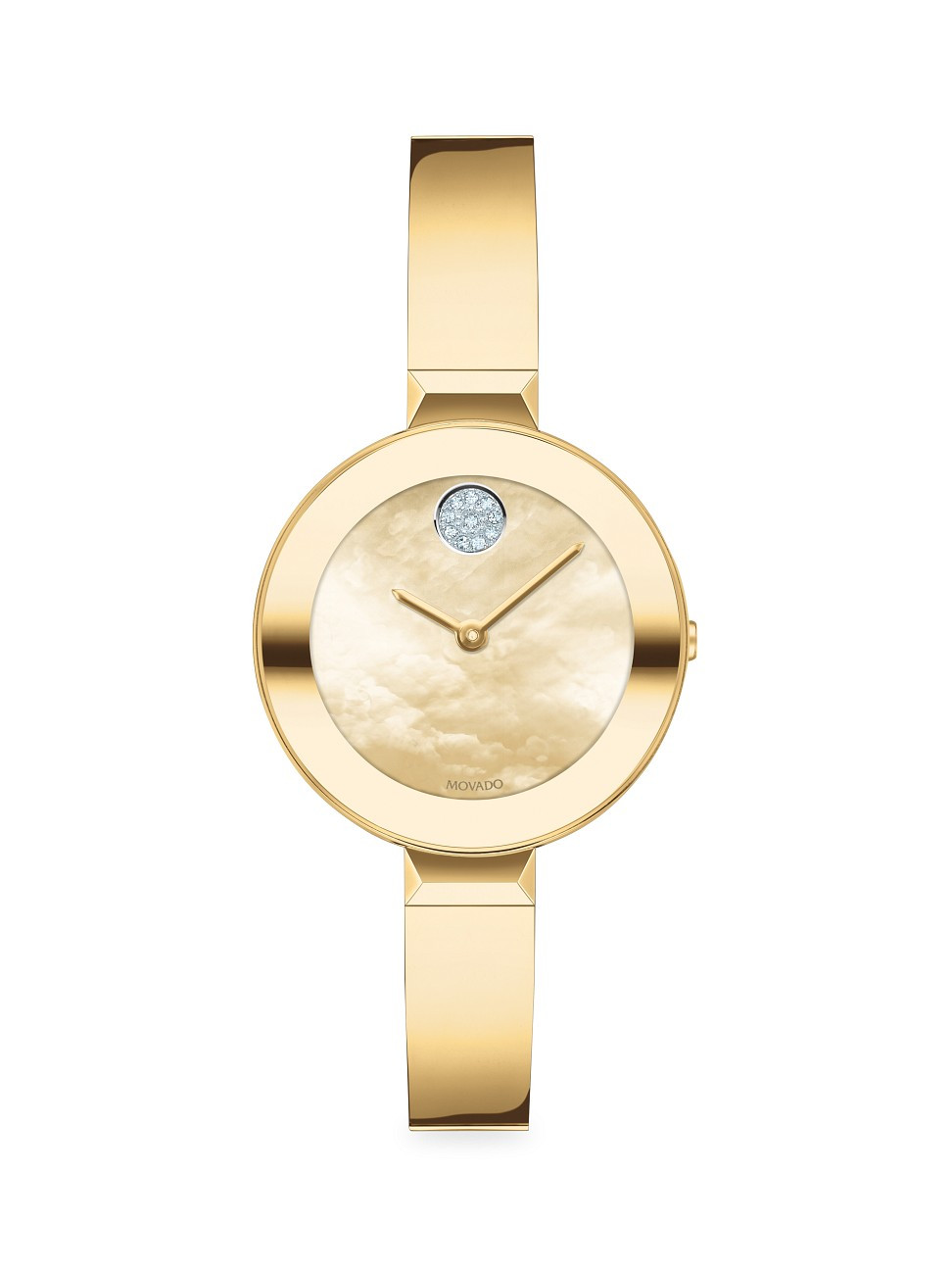 Bold Yellow Gold Ion-Plated Stainless Steel Bangle Watch | Saks Fifth Avenue