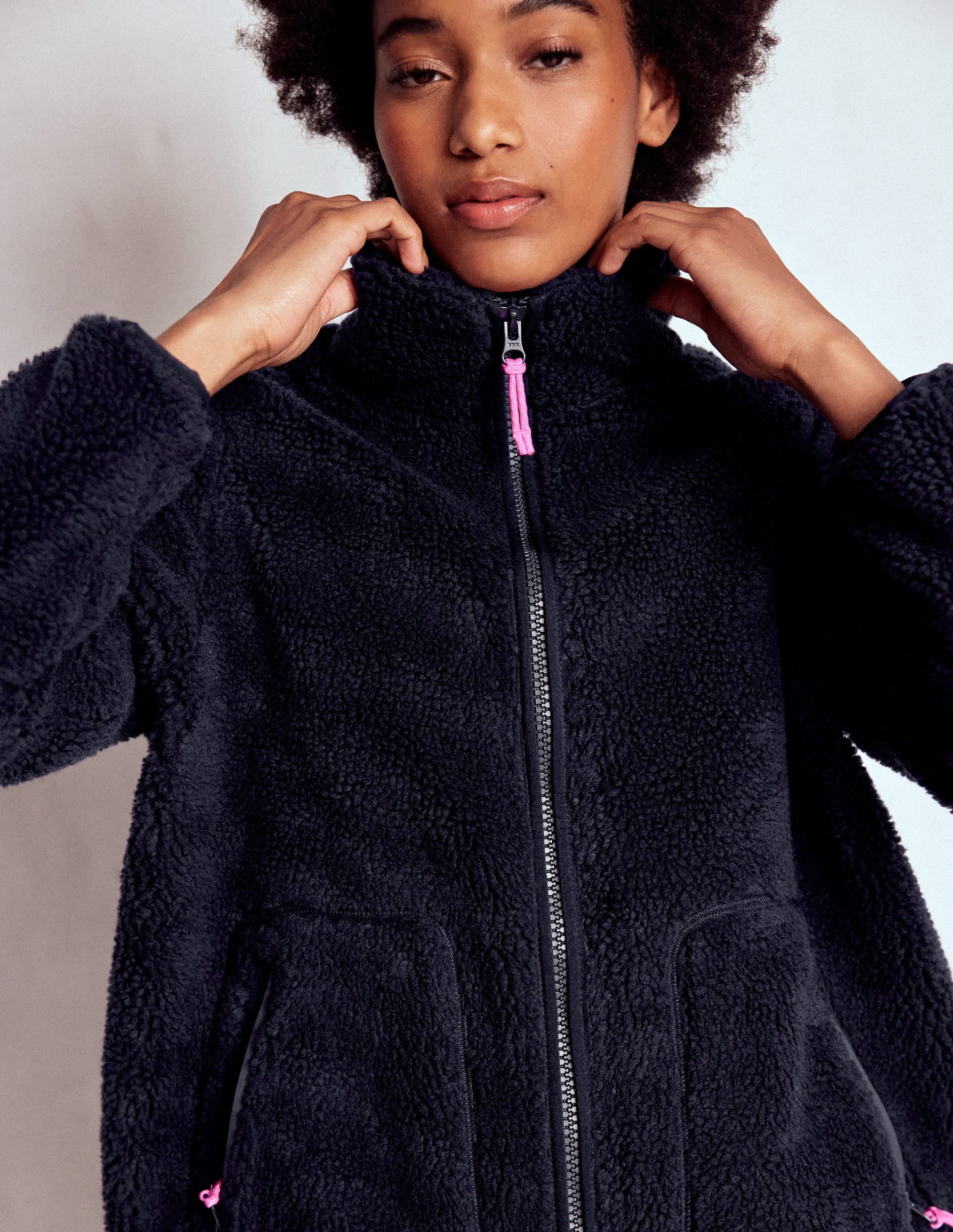 Westminster Borg Jacket-Navy | Boden (US)