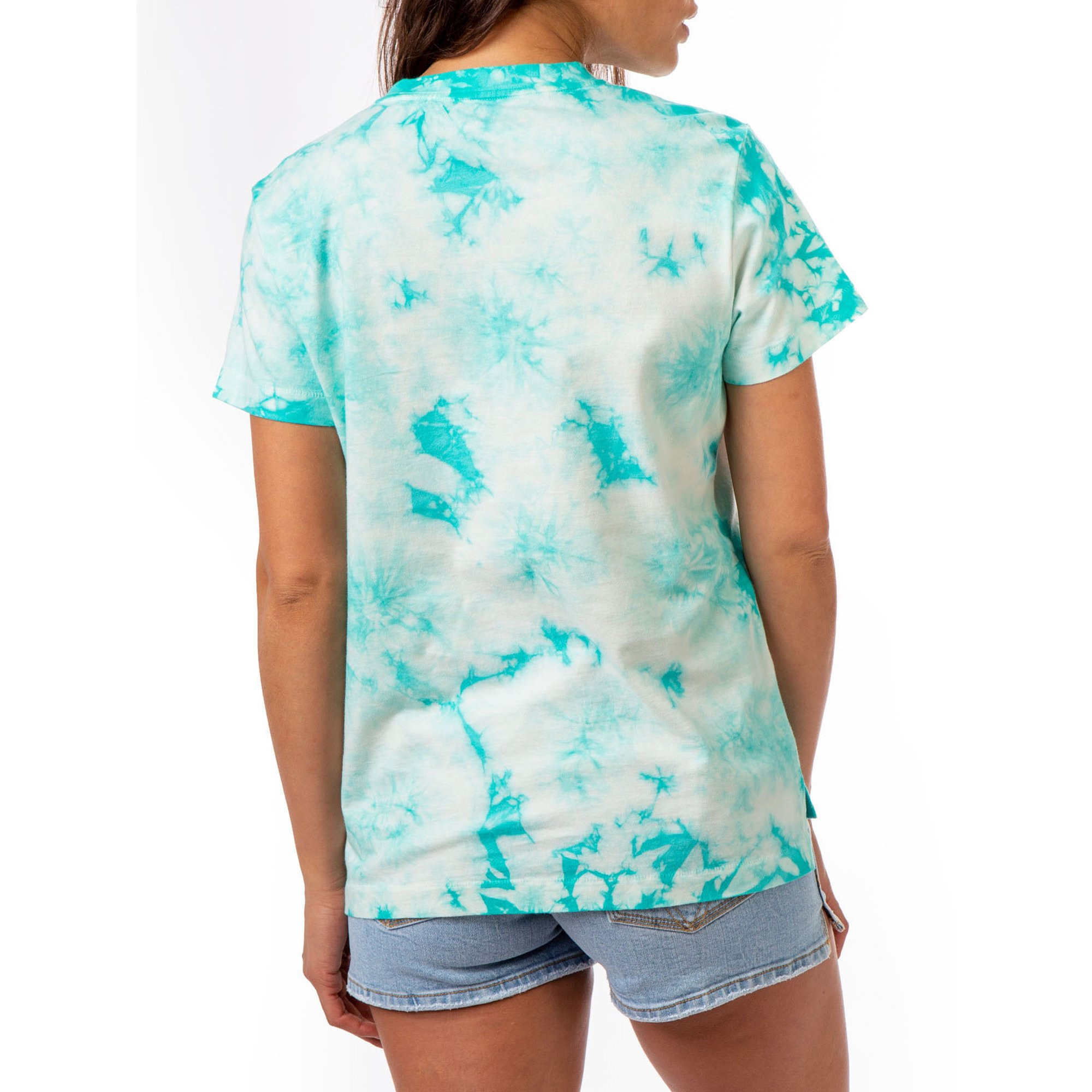 Jordache Vintage Carrie Tie Dye Crest Tee Women's | Walmart (US)