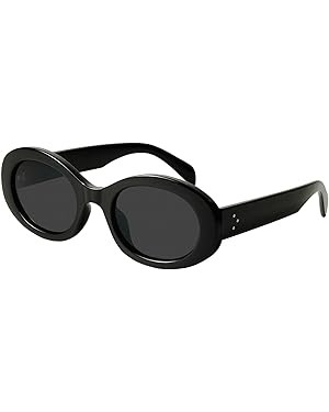 mosanana Oval Retro Trendy Sunglasses for Women 90s Style MS52371 | Amazon (US)