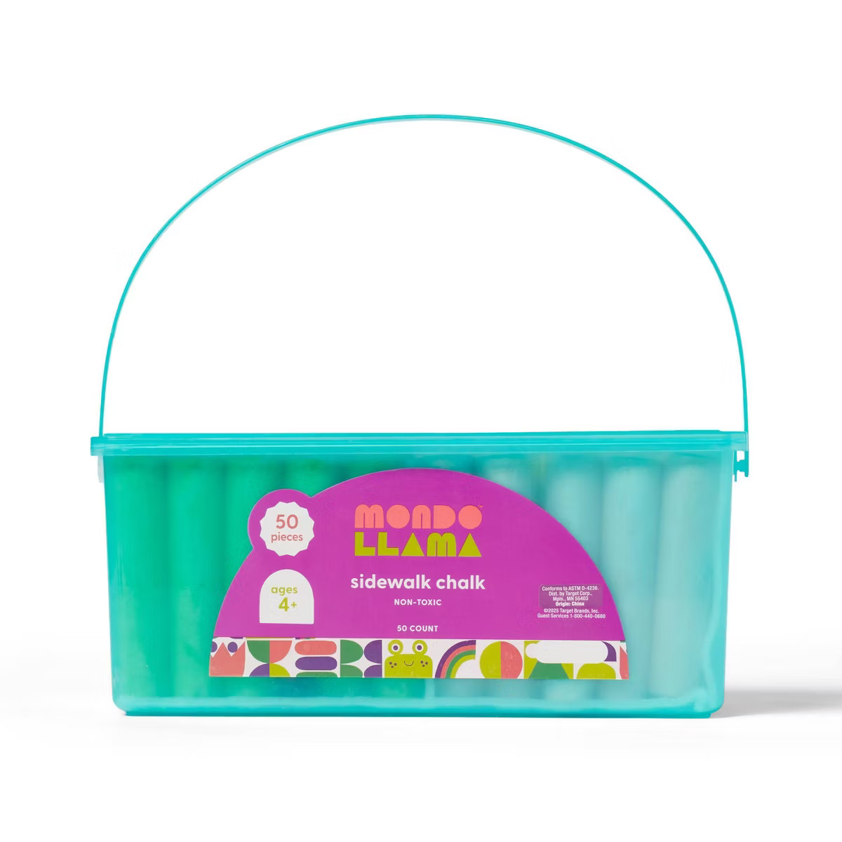 50ct Rainbow Sidewalk Chalk- Mondo Llama™ | Target