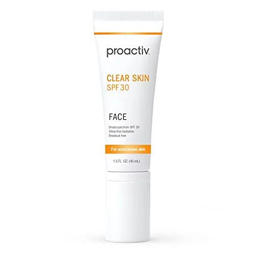 Proactiv Clear Skin Face Sunscreen Moisturizer With SPF 30 - Hydrating SPF Lotion And Sensitive S... | Walmart (US)