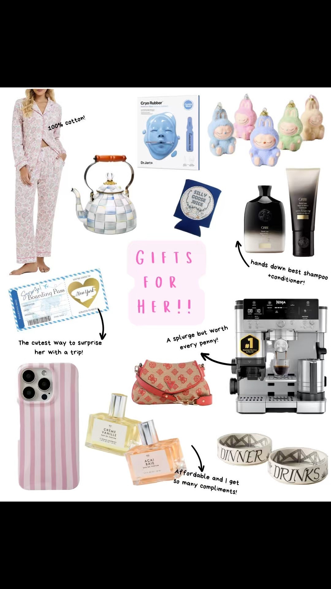 Gift guide for her! 🎁🎄💗 #giftsforher #giftideas 

#LTKFindsUnder50 #LTKGiftGuide #LTKHoliday