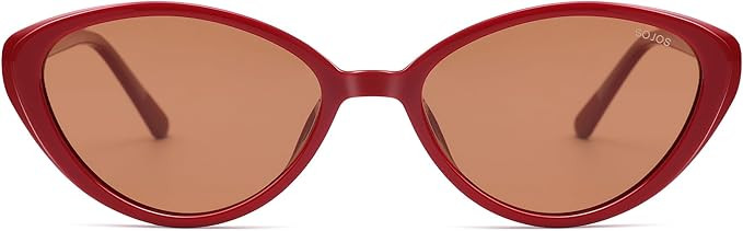 SOJOS Women's Retro Cat Eye Sunglasses Polarized TR90 Ultra-Lightweight, Oval Vintage Shades UV40... | Amazon (US)