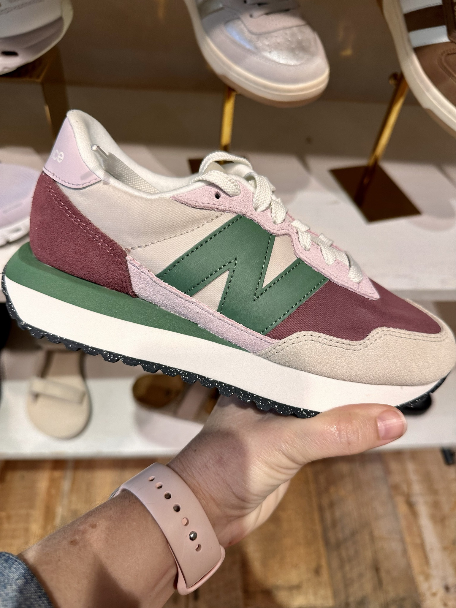 I found these super cute New Balance 237 Retro Tennis Shoes at #anthropology this weekend! This color combo is Washed Burgundy/December Sky. There are so many fun colors!!!! 

On sale at Anthropology on the #ltkapp 3/8 - 3/11!!!! Download the app to shop the in-app Spring Sale!!!!

Make sure you save the items you love by clicking the 🤍 icon next to each item! When the BIG Spring Sale arrives, you will already have all of your favorites saved to easily shop before they sell out! 

#LTKshoecrush #LTKfindsunder100 #LTKSpringSale