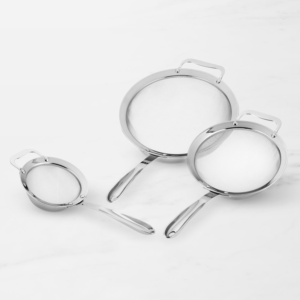 All-Clad Stainless-Steel Strainer, Set of 3 | Williams-Sonoma