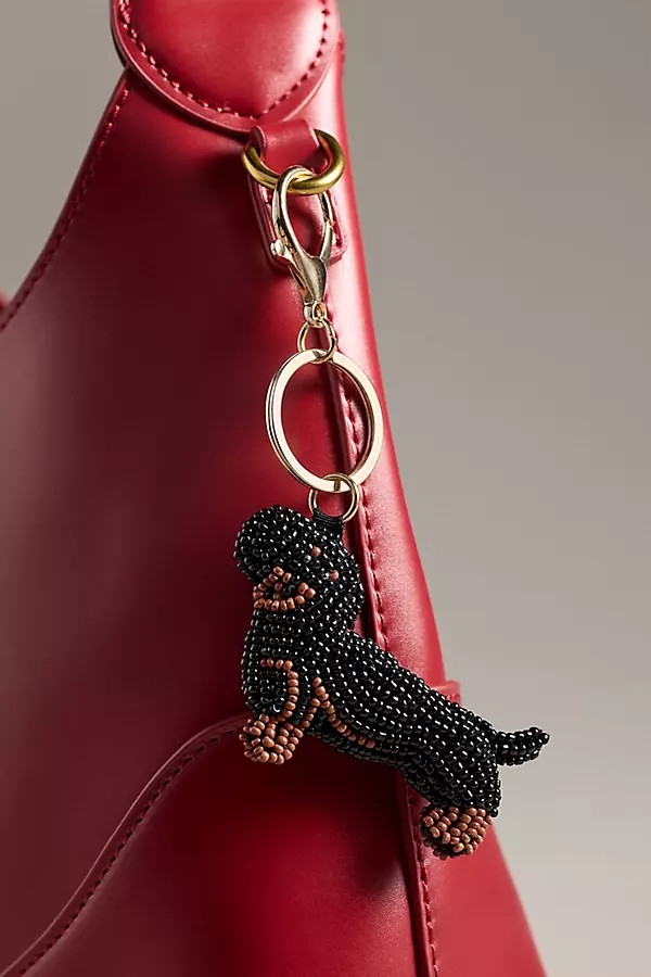 Beaded Dog Bag Charm | Anthropologie (US)