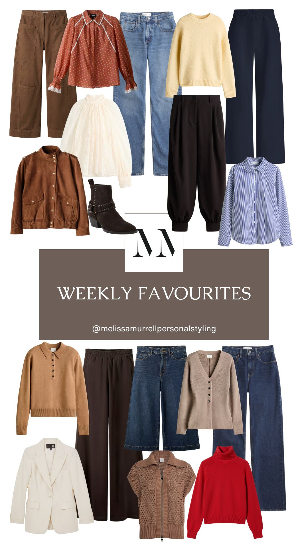 Weekly Favourites! 

Winter Style, Winter Outfit, Winter Outfit Inspiration, January Style, Transitional Style, Knitwear, Denim Dress, Jeans, Cargo Pants, Blouse, Blazer, Wide Leg Trousers 

 #LTKwinter #LTKuk #LTKeurope