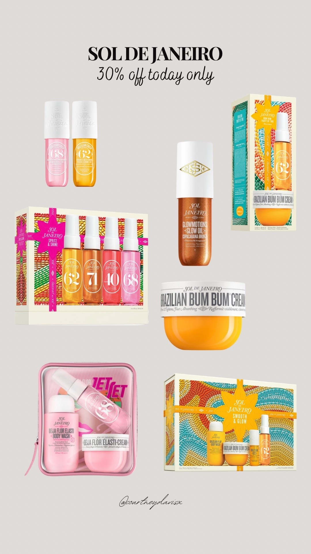 30% off SOL DE JANEIRO today only! 

SOL de Janeiro, gifts for her, gift guide for her, beauty gifts, perfume, lookfantastic, Black Friday sale, cyber week

#LTKCyberWeek #LTKbeauty #LTKuk