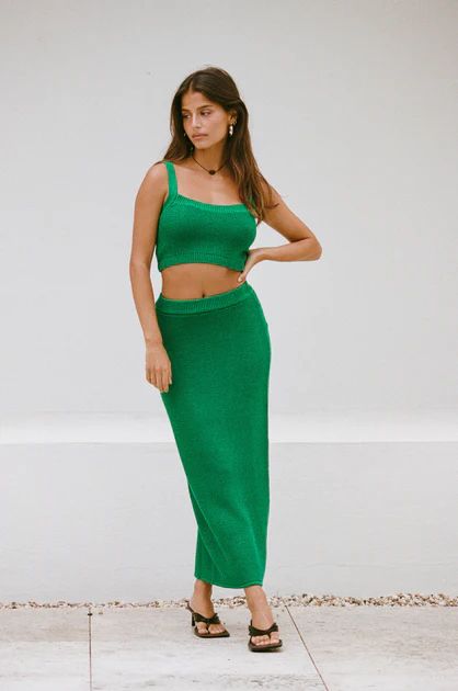 Nooa Skirt - Emerald | SABO SKIRT (Global)