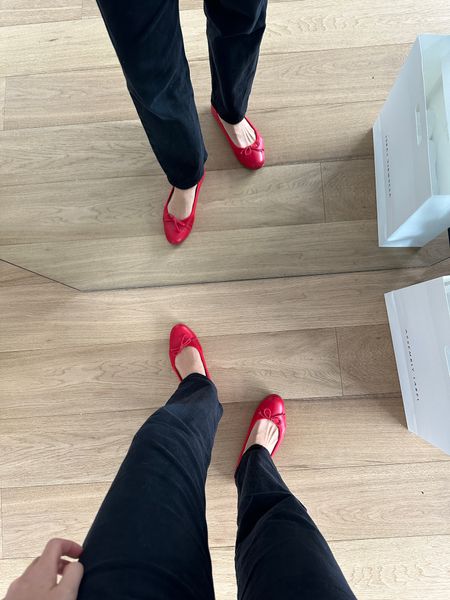 Aren’t these just the chicest red flats you ever did see?  Wearing my usual EU40 in wide  

#LTKeurope #LTKaustralia #LTKshoecrush