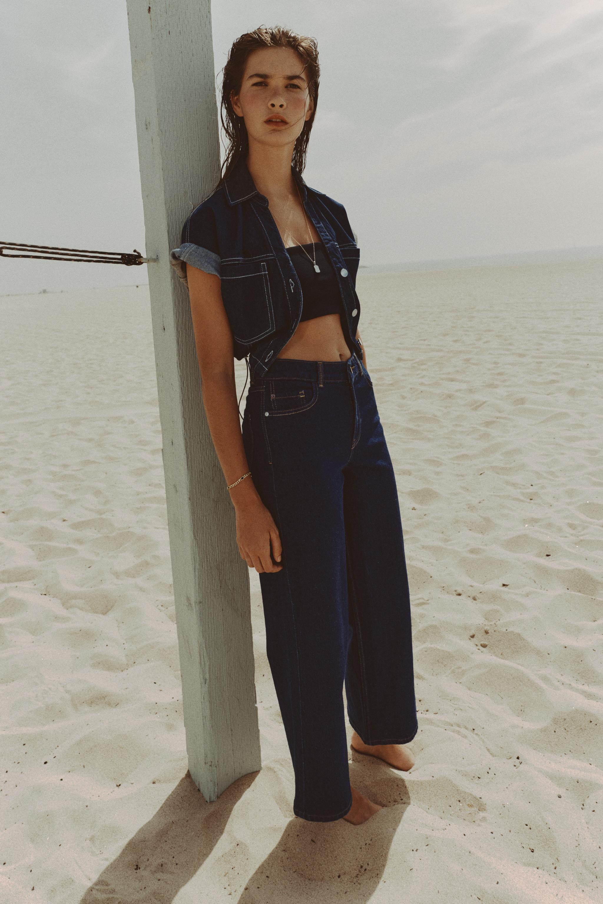 Z1975 HIGH-WAISTED CULOTTE COMFORT JEANS | Zara Canada
