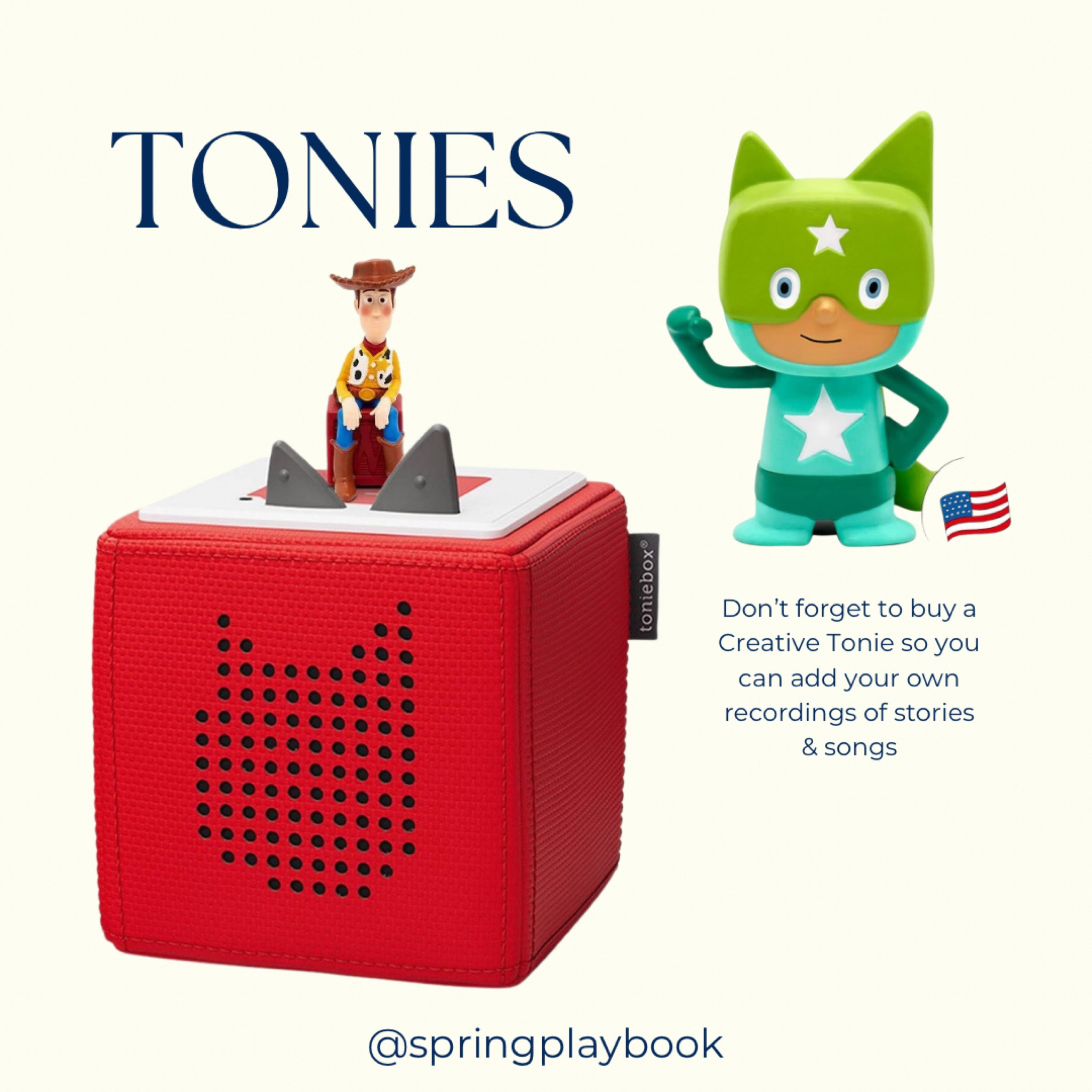 Tonies! On sale at Amazon & Target! This has been a favorite of our 5yr old, for a few years. We love that family can record their own stories and songs and we can add them to the Creative Tonie to enjoy anytime  

#LTKGiftGuide #LTKkids #LTKfamily