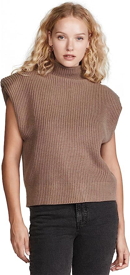 En Saison Women's Sweater Pullover with Shoulder Pads | Amazon (US)