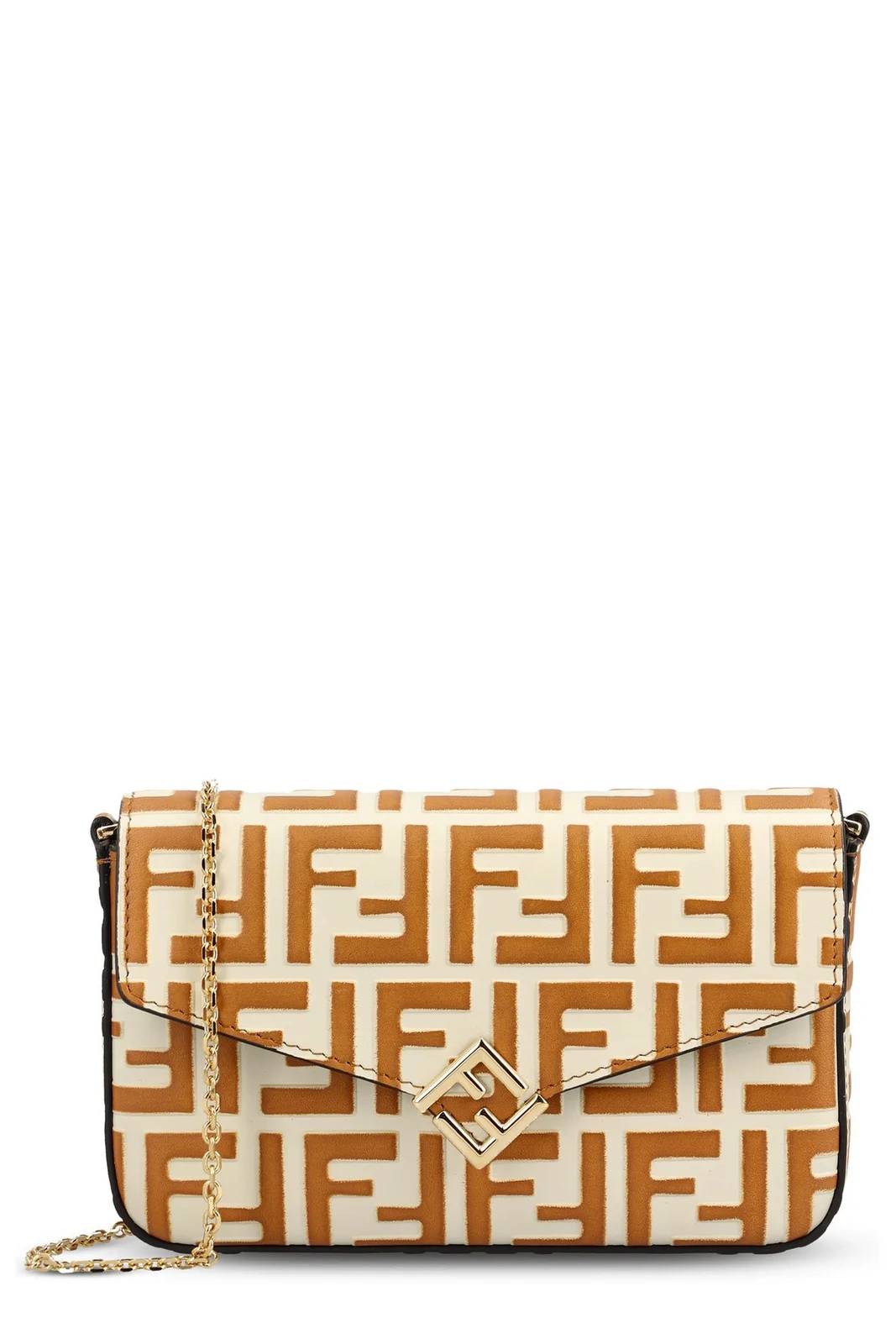 Fendi FF Diamonds Chain Wallet | Cettire Global