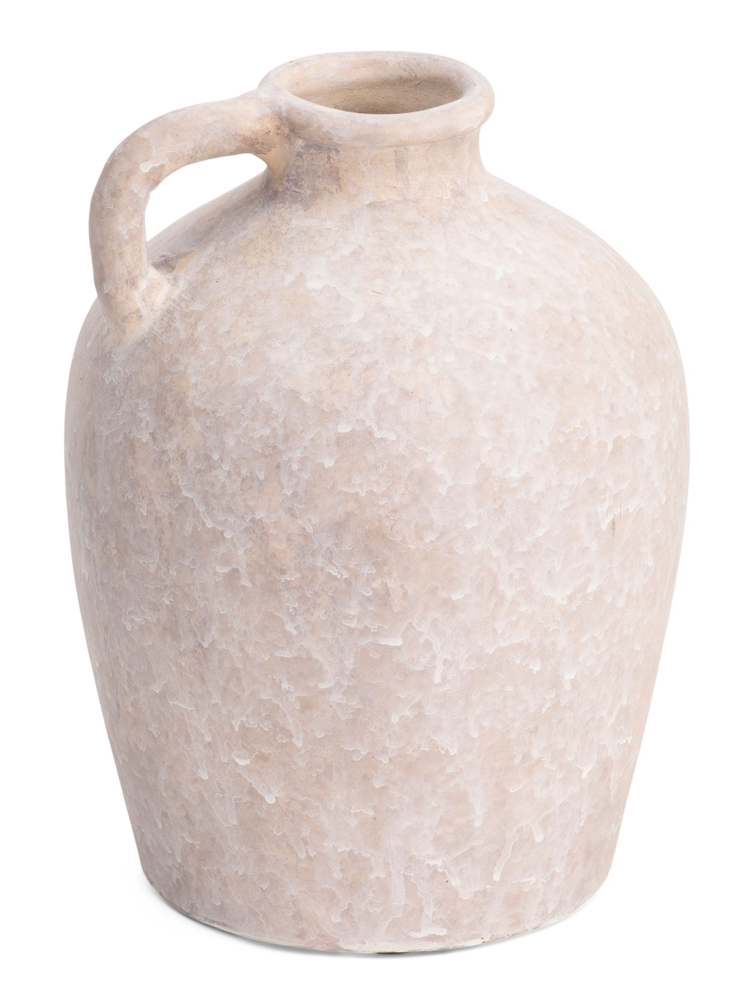 10in Terracotta Vase With Handle | TJ Maxx