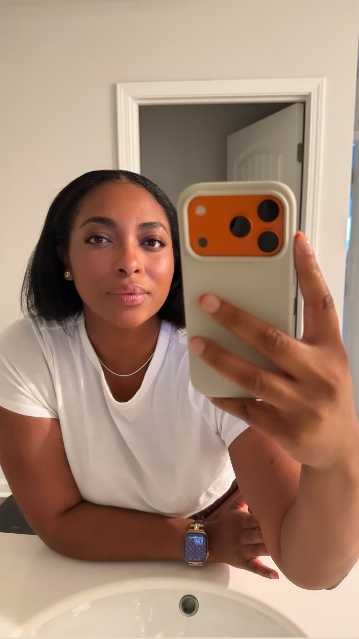 I use this tinted moisturizer in the summer…It has SPF and light/medium coverage. Love it! 

I mix 130 and 140 to get my shade match.