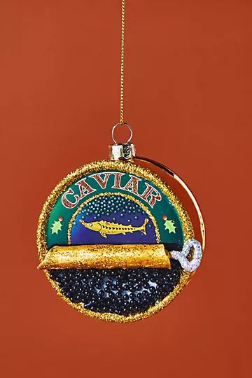 Caviar Tin Ornament | Anthropologie (US)