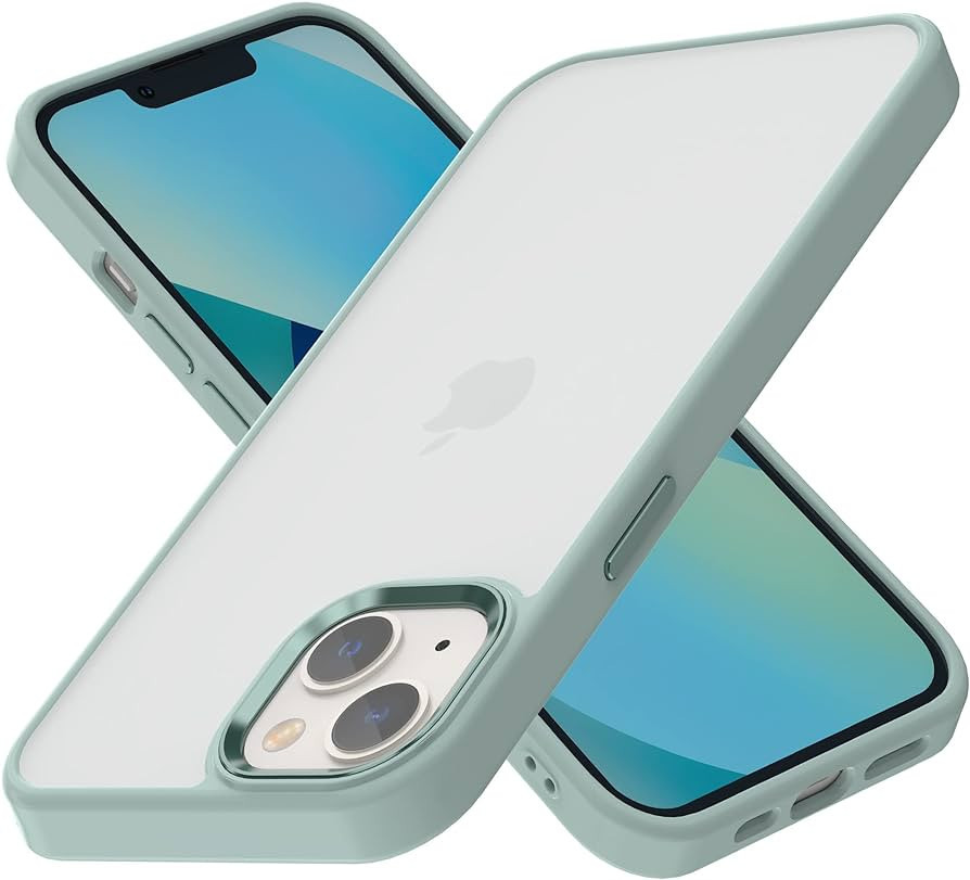 Shockproof Phone Case ,Compatible for iPhone 13 Case, 4FT Military Drop Protection Translucent Ma... | Amazon (US)