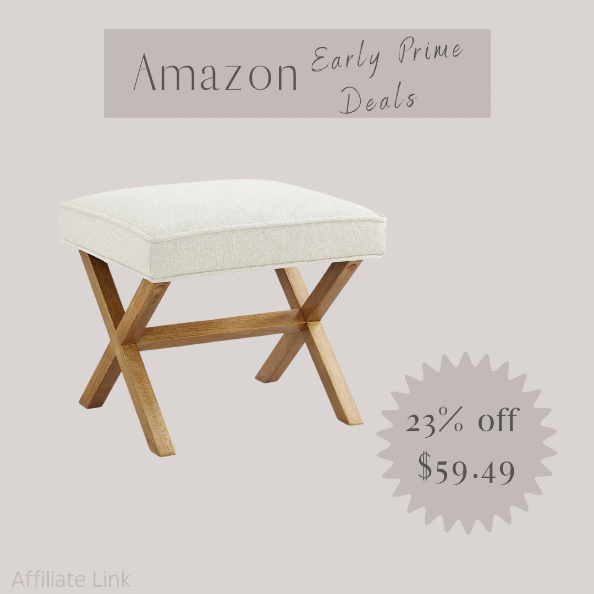 Amazon Prime Day Deals! 

Bench, Home decor, Decor, seating, accent chair, Neutral home decor, Amazon Home finds. 

#LTKhome #LTKFind #LTKxPrimeDay