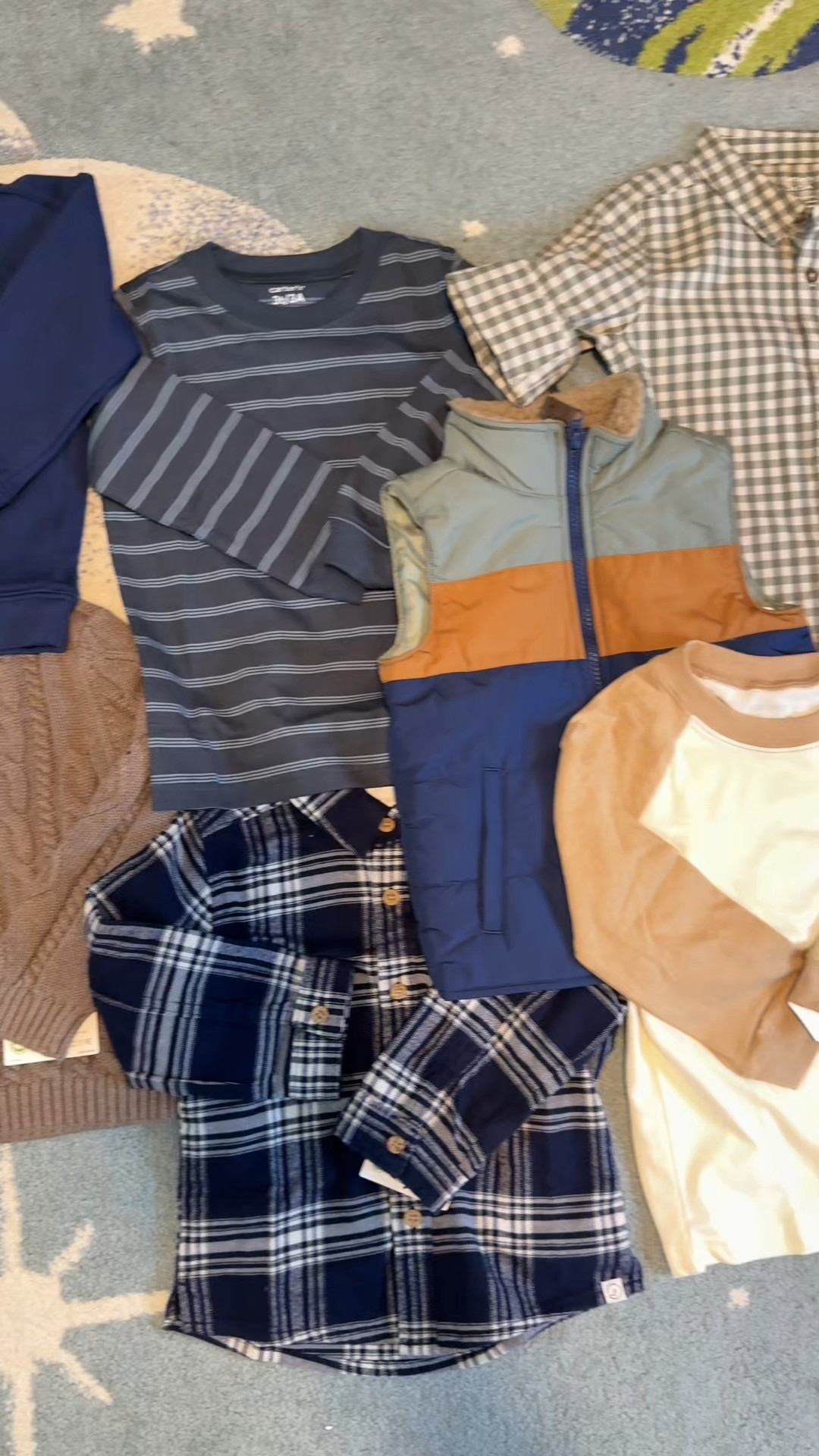 Cozy layers for fall 🍂🧥 From plaid to stripes, these pieces are perfect for mixing, matching, and keeping the little ones comfy all season long!

#LTKKids #LTKSeasonal #LTKFamily