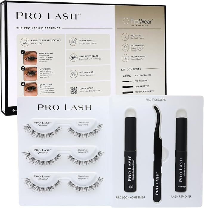 Pro Lash Starter Kit | Professionally Styled Lashes at Home | Waterproof | Lasts up to 10 Days wi... | Amazon (US)