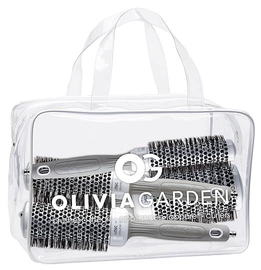 Olivia Garden Ceramic + Ion Round Thermal Hair Brush (not electrical) | Amazon (US)