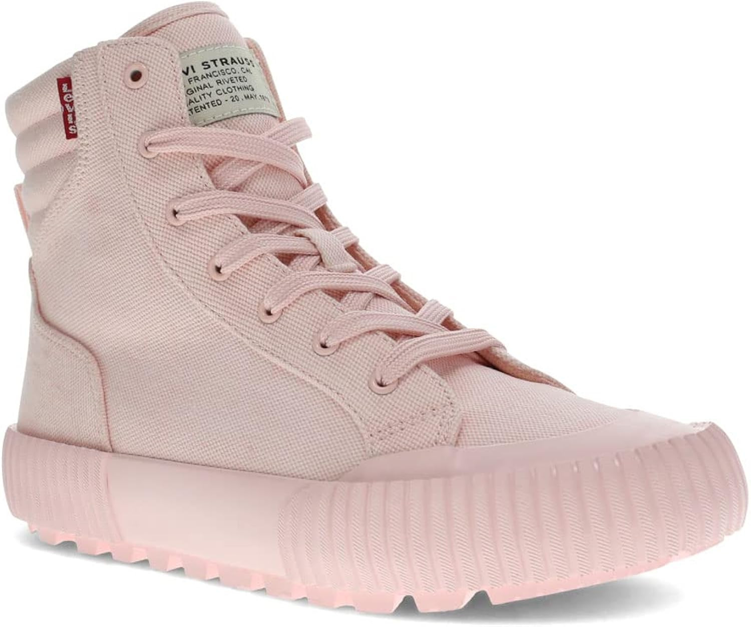 Levi's Womens Olivia DF Fabric Hightop Fashion Sneaker Shoe | Amazon (US)