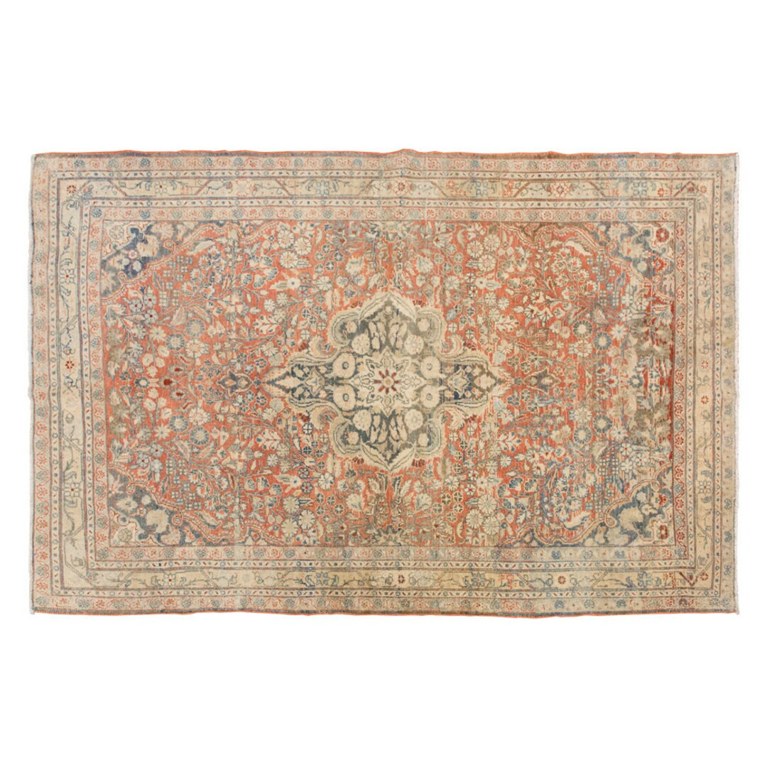 Area Rug, "Turkish Rug, Vintage Rug, 4.8 x 7 feet, Oushak Rug, Antique Rug, Oriental Rug, Handmad... | Etsy (US)