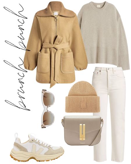 Midweek Style Mix | Brunch Bunch — Cozy casual in a few of my favorite brands. Varley jacket and Demellier bag are on sale at Saks with code CYBER23SF! Jeans run TTS and hit right above the ankle.

#brunchoutfit #winterbrunchoutfit #fleecejacket #graysweater #whitejeans #casualwinteroutfit #casualwinterstyle #winteroutfitinspo #tanbeanie #vejanseakers #demellier 

#LTKCyberWeek #LTKstyletip #LTKSeasonal