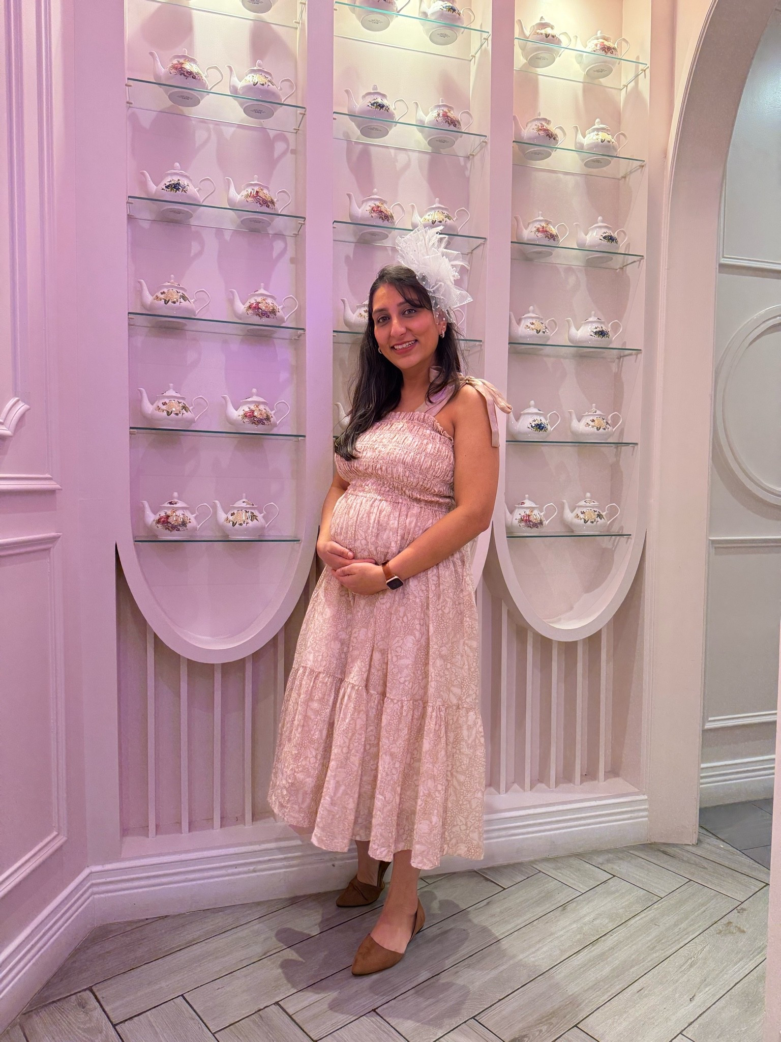 Bump friendly tea party maxi dress.

#LTKBump #LTKWorkwear #LTKgrwm