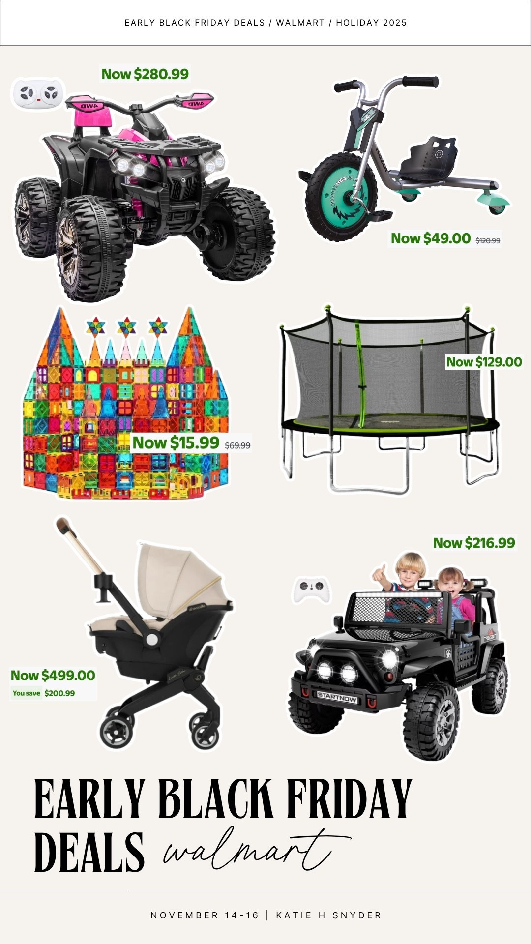 Walmart Early Black Friday Deals — KIDS EDITION (deals end November 16!) @walmart #walmartpartner #walmart

#LTKGiftGuide #LTKSaleAlert #LTKHoliday