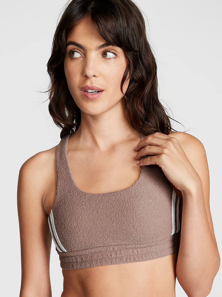 Reverse Fleece Lounge Bra - Bras - PINK | Victoria's Secret (US / CA )