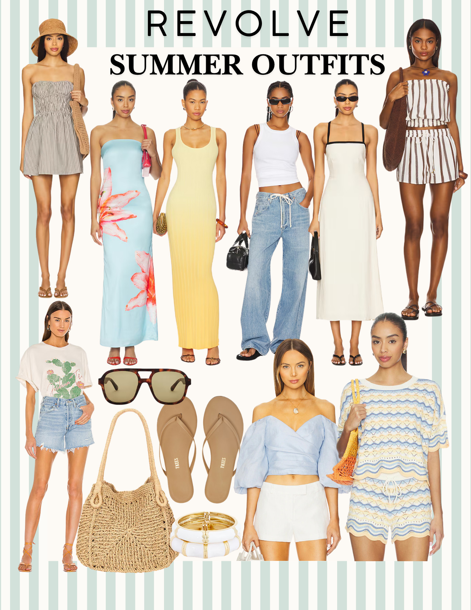 Revolve summer outfits and I cannot pick a favorite!! 😍☀️

Floral maxi dresses, yellow ribbed maxis, striped co-ord sets, white midi dresses, crochet sets, off shoulder crop tops — this is the summer wardrobe edit that has everything. The kind of pieces that work for a beach day, a rooftop dinner, a farmers market morning or a girls trip.

Every look is linked in my LTK — save this and tap below to shop 👇🏻🔗🩵



#LTKFinds #LTKStyleTip #LTKSeasonal #LTKunder100 #Revolve #RevolveFashion #RevolveStyle #SummerOutfit #SummerStyle #MaxiDress #SummerDress #CrochetSet #VacationOutfit #EuropeanSummer #SummerOOTD

#LTKOver40 #LTKSeasonal #LTKootd