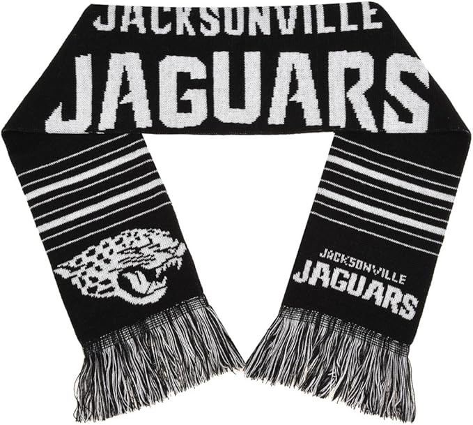 NFL Acrylic Large Wordmark Logo Scarf, Jacksonville Jaguars | Amazon (US)