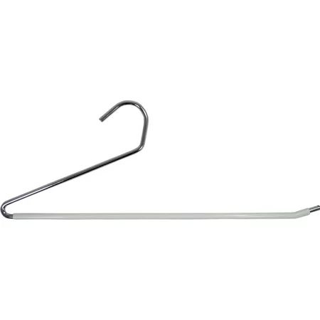 Open Ended Metal Bottom Hanger w/ White Non-Slip Coating, Box of 25 Strong and Sturdy Metal Pants Ha | Walmart (US)