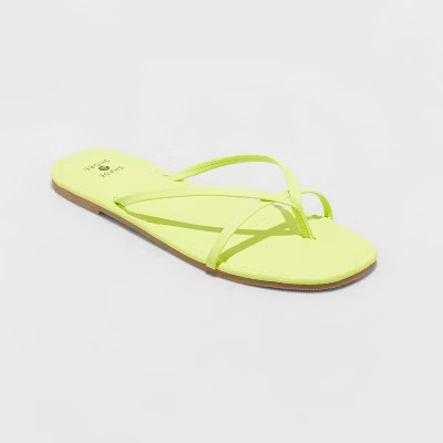 Women's Mackenzie Skinny Strap Flip Flop Sandals - Shade and Shore™ | Target