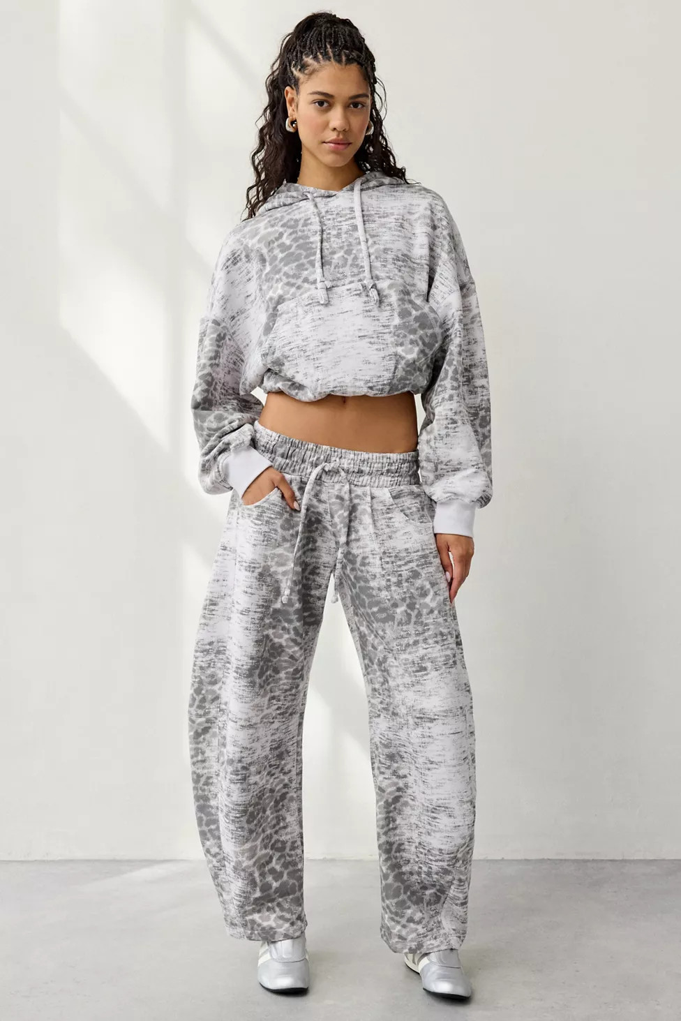 Out From Under Essential Barrel Leg Full Length Sweatpant | Urban Outfitters (US and RoW)
