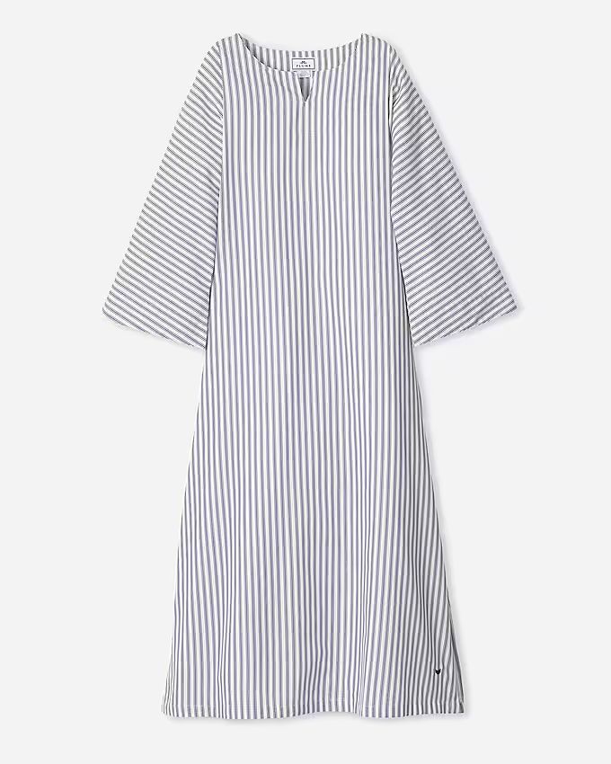 Petite Plume™ women's caftan in french ticking | J.Crew US