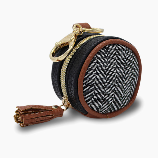 Itzy Ritzy Charm Pod Pacifier Holder in Black/Brown Black & Brown | Babylist