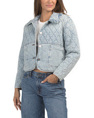 Cropped Quilted Denim Jacket | Luxury Gifts | Marshalls | Marshalls