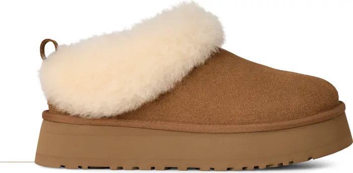 UGG® Tazzelle Genuine Shearling Collar Slipper (Women) | Nordstrom | Nordstrom
