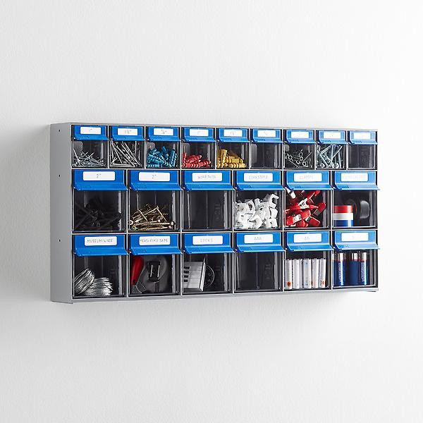 21-Bin Tip-Out Storage Cabinet | The Container Store